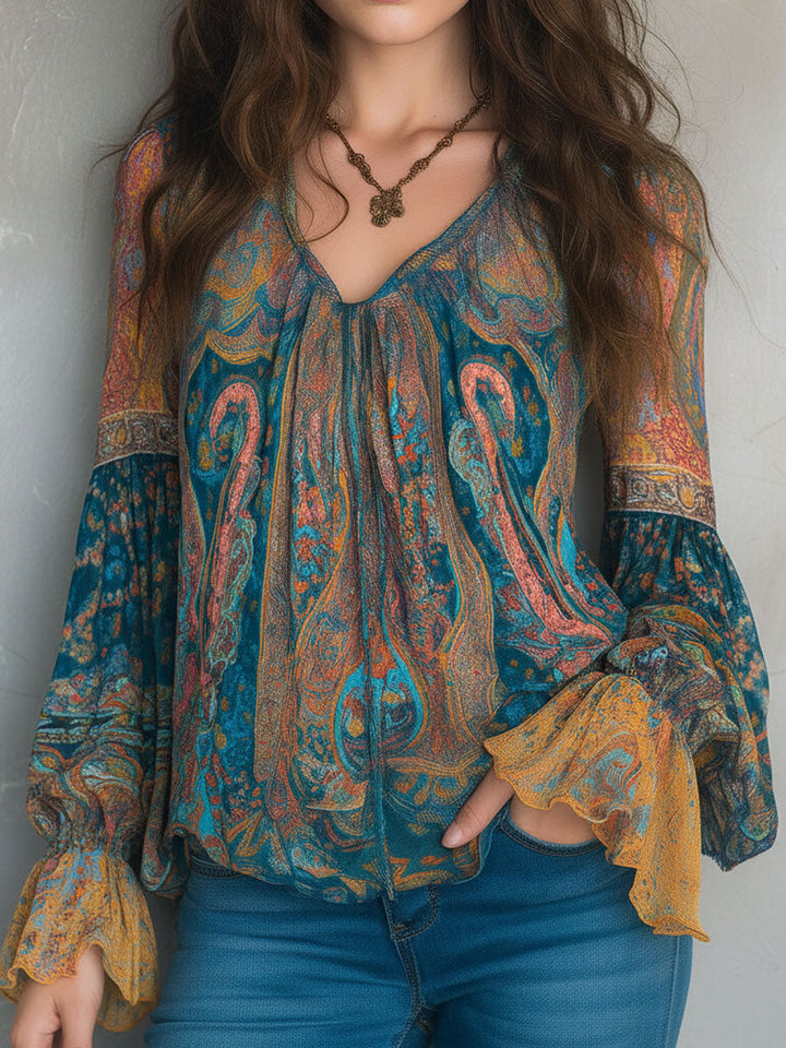 Sara™ | Blouse With Ruffled Cuffs