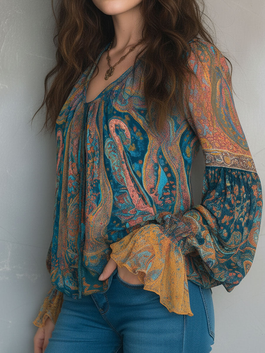 Sara™ | Blouse With Ruffled Cuffs