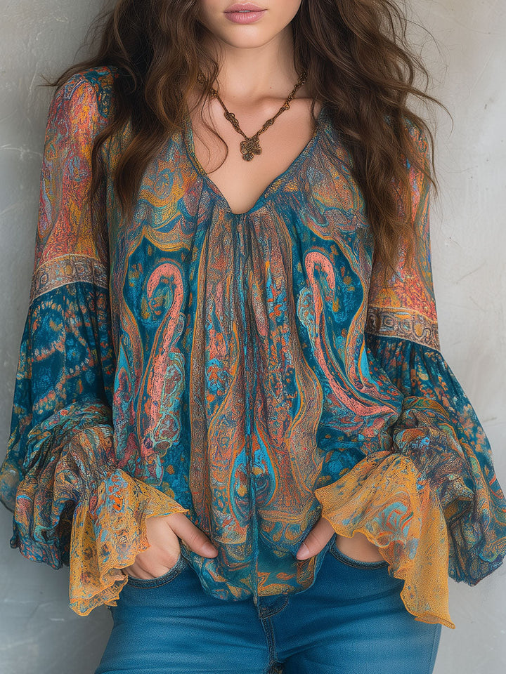 Sara™ | Blouse With Ruffled Cuffs